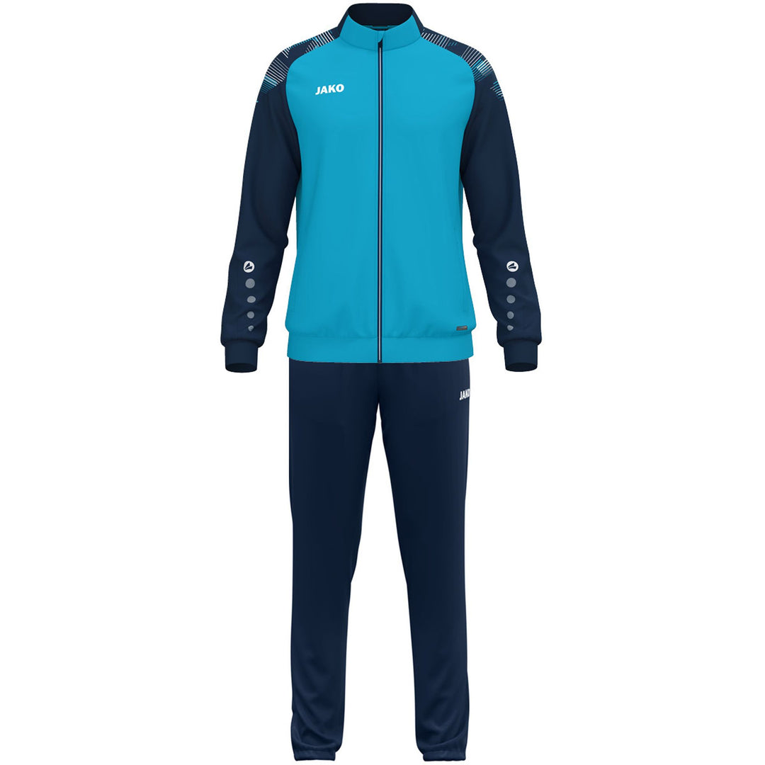 Jako Polyesteranzug Sonic - aqua/marine