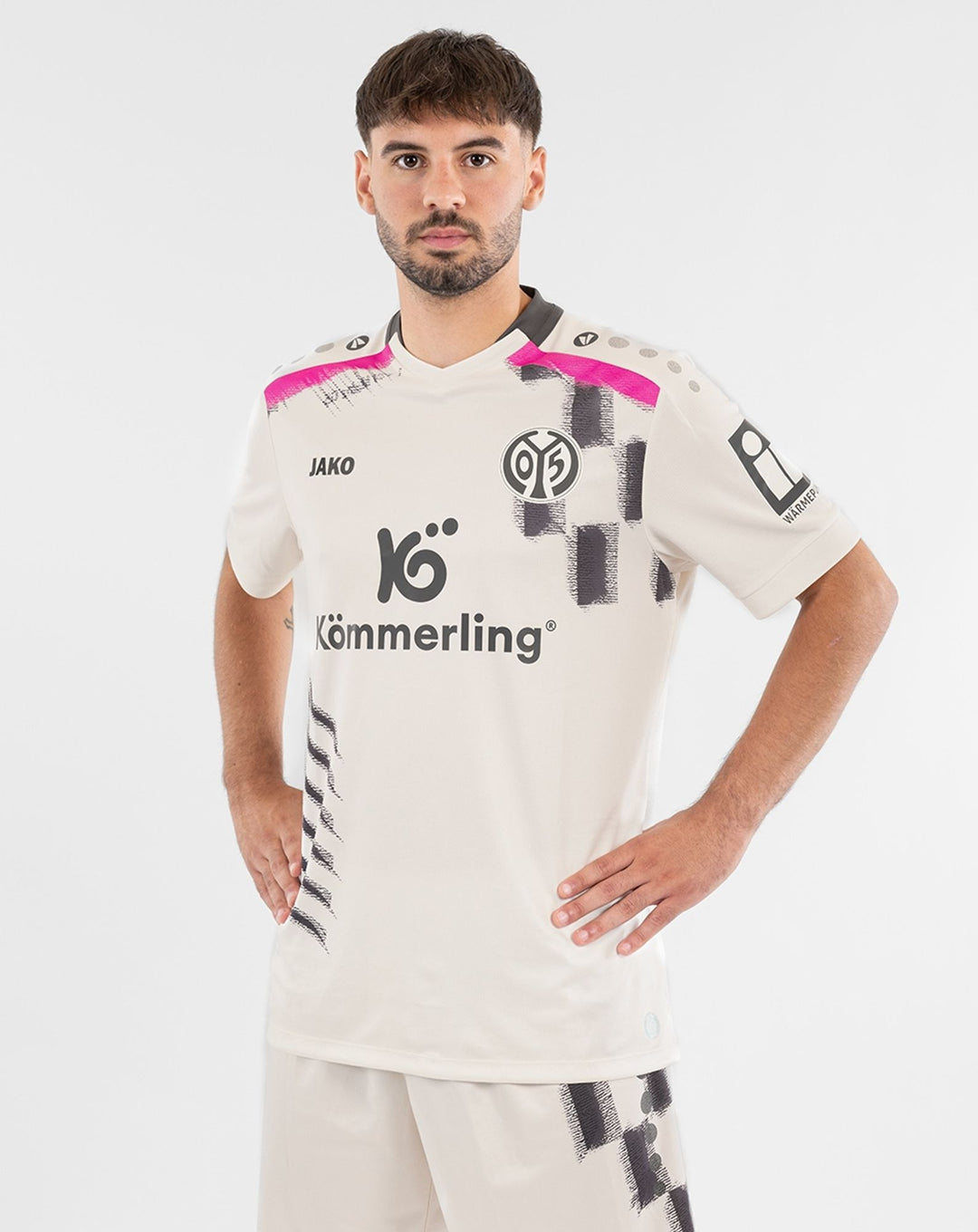 Jako Mainz 05 Trikot Ausweich - off white