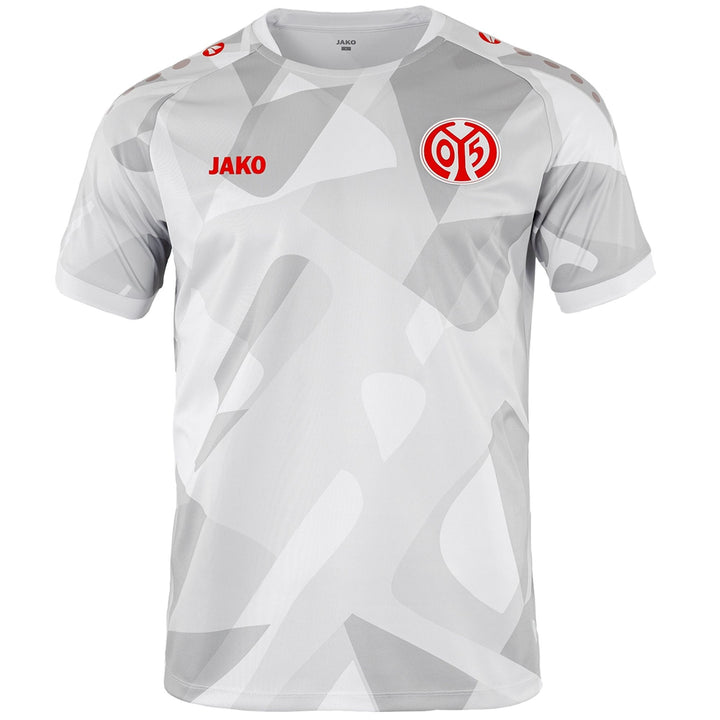 Jako Mainz 05 Warm-Up T-Shirt - grau/weiß
