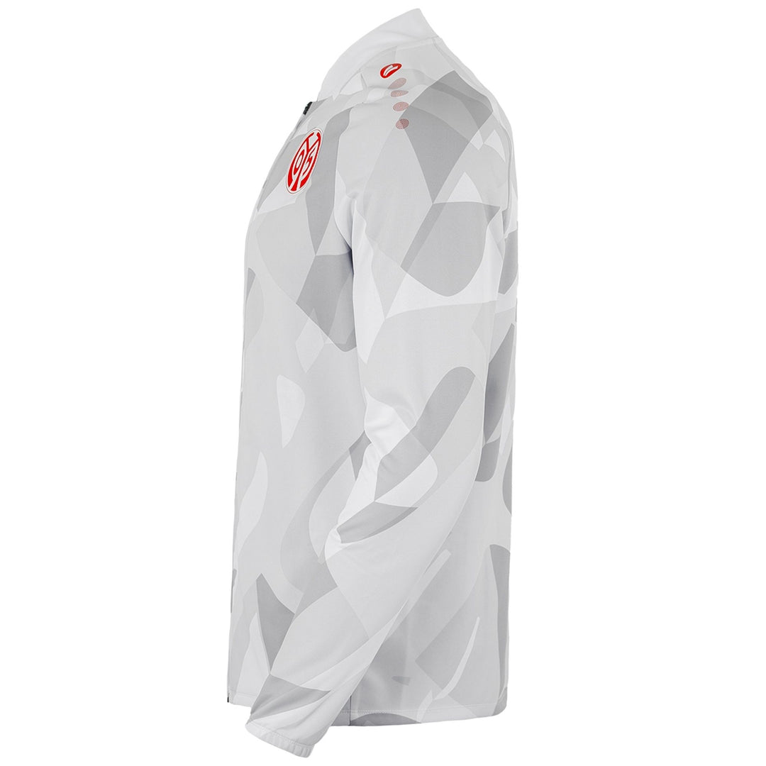 Jako Mainz 05 Einlaufjacke - grau/weiß