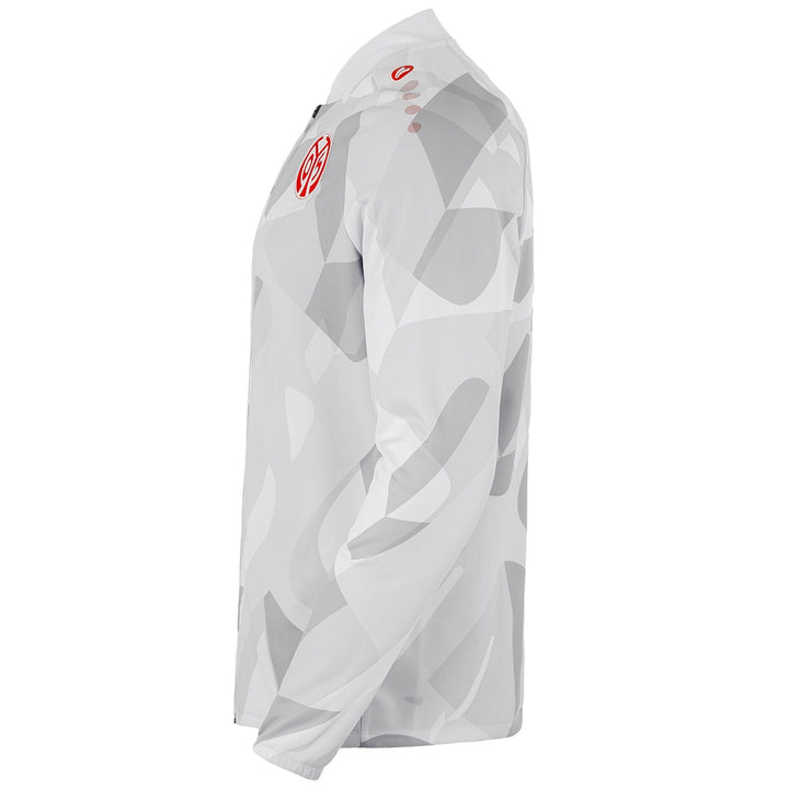 Jako Mainz 05 Einlaufjacke - grau/weiß