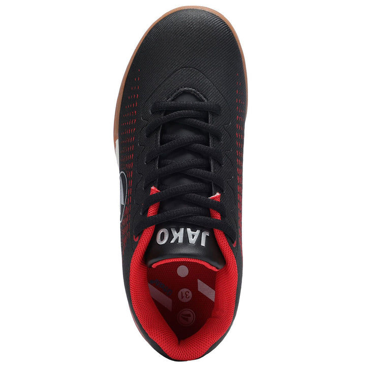 Jako Fußballschuh Lightning Ii Id Junior - schwarz/rot/silber