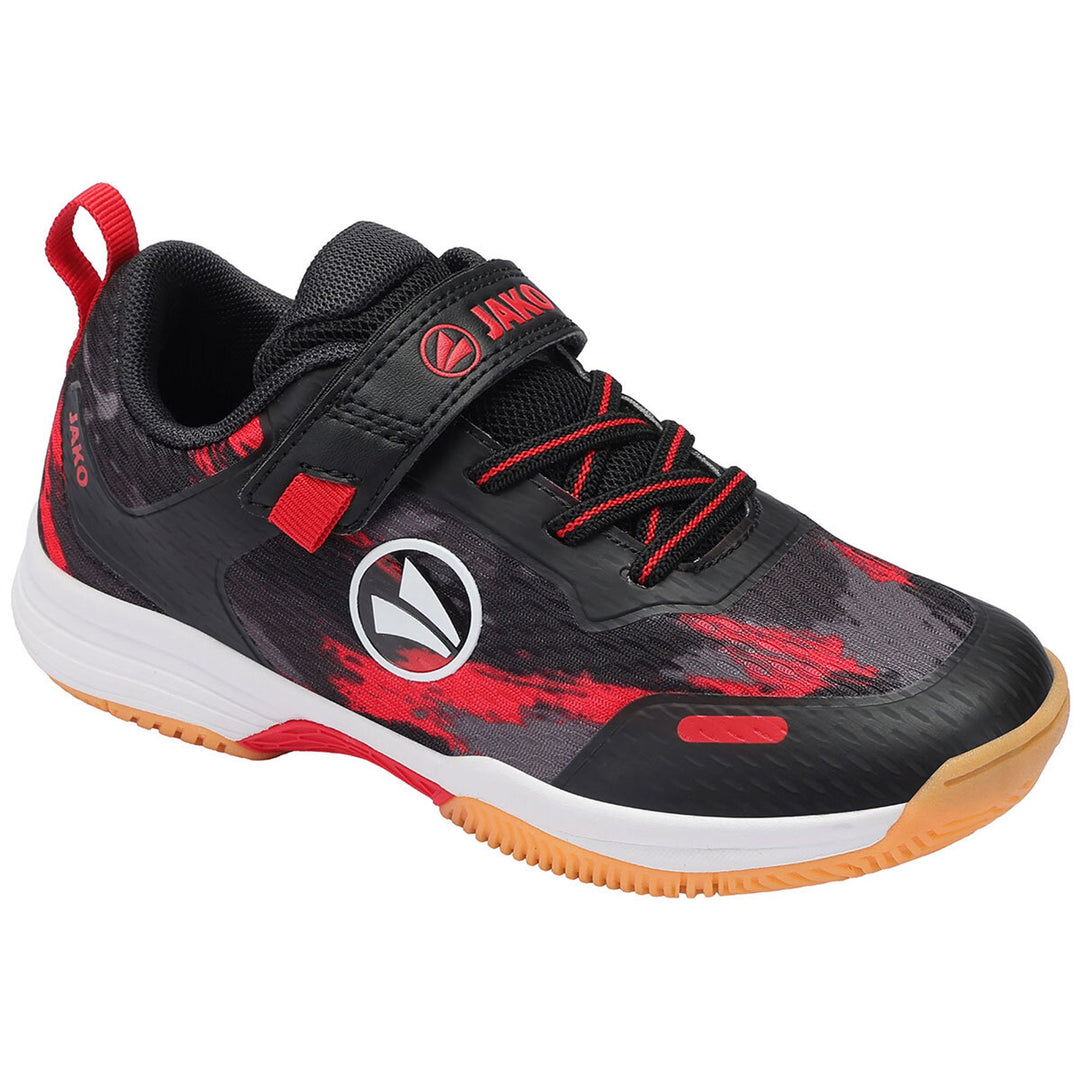 Jako Sportschuh Fun Id Junior - schwarz/anthrazit/rot