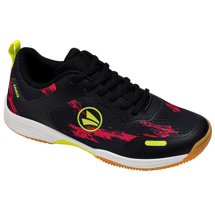 Jako Sportschuh Fun Id Junior - schwarz/pink/neongelb