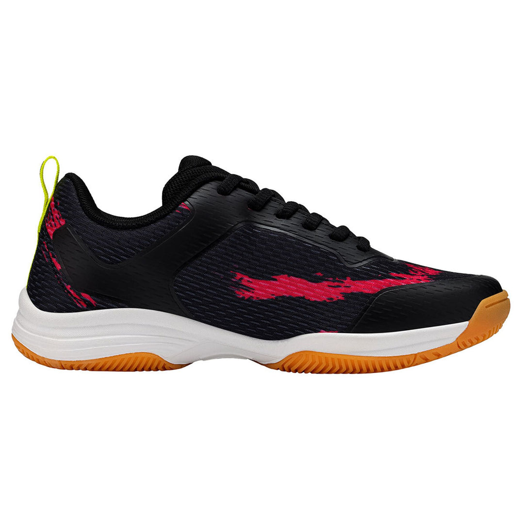 Jako Sportschuh Fun Id Junior - schwarz/pink/neongelb