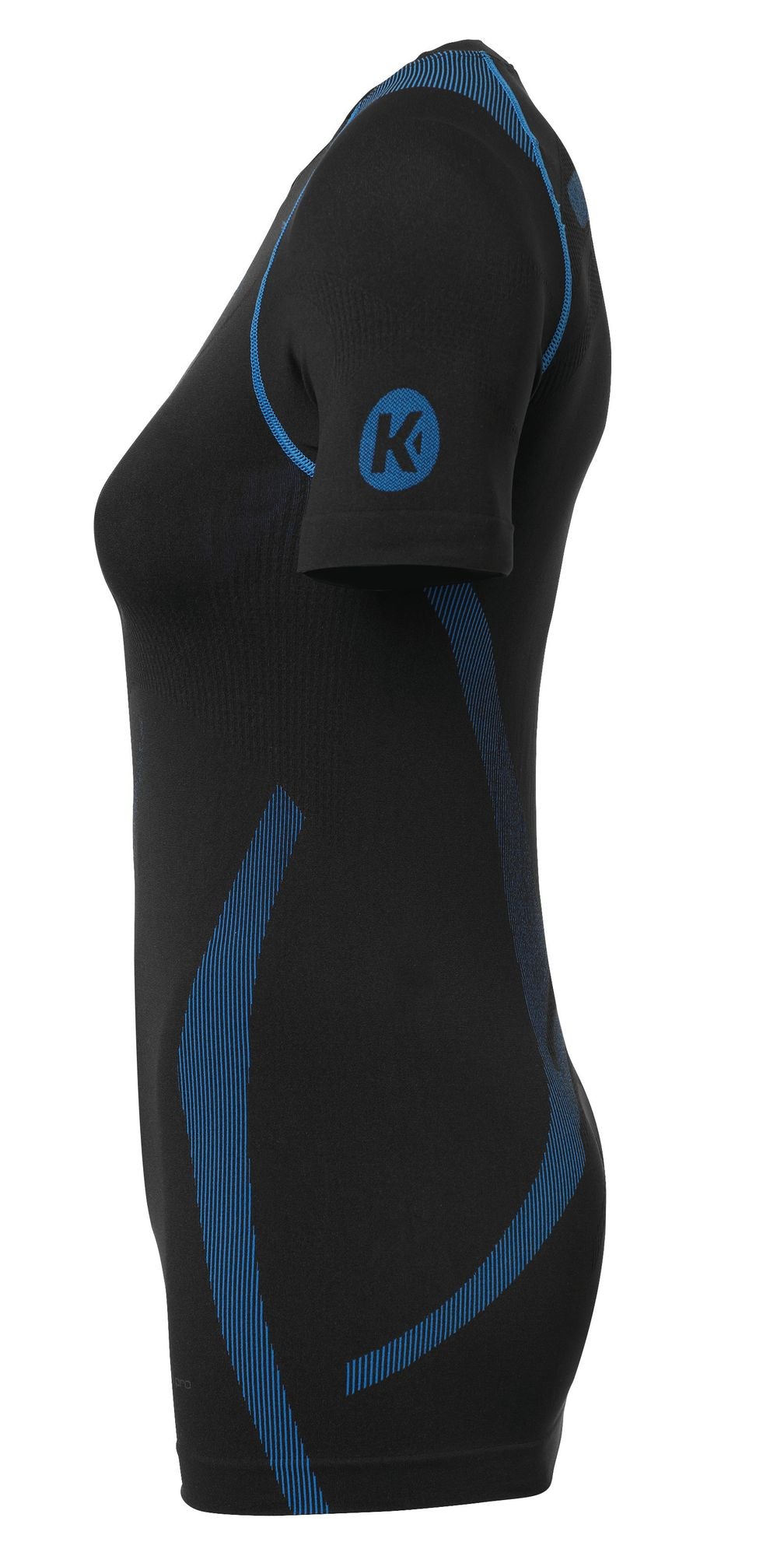 Kempa ATTITUDE PRO SHORTSLEEVE WOMEN - schwarz/kempablau