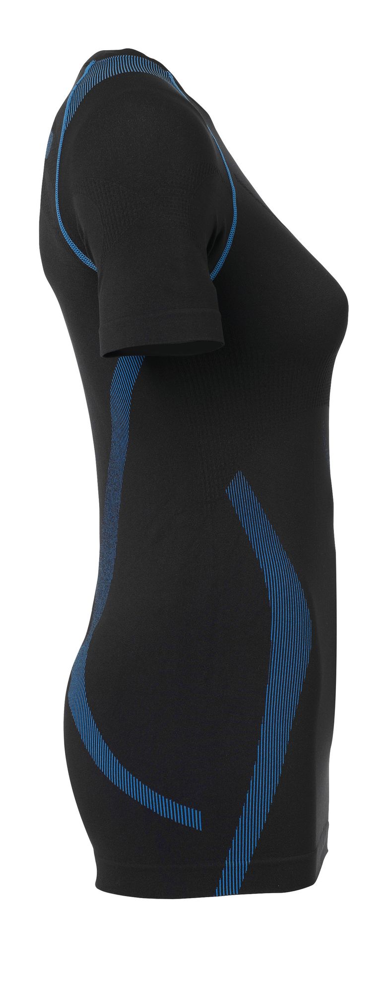 Kempa ATTITUDE PRO SHORTSLEEVE WOMEN - schwarz/kempablau