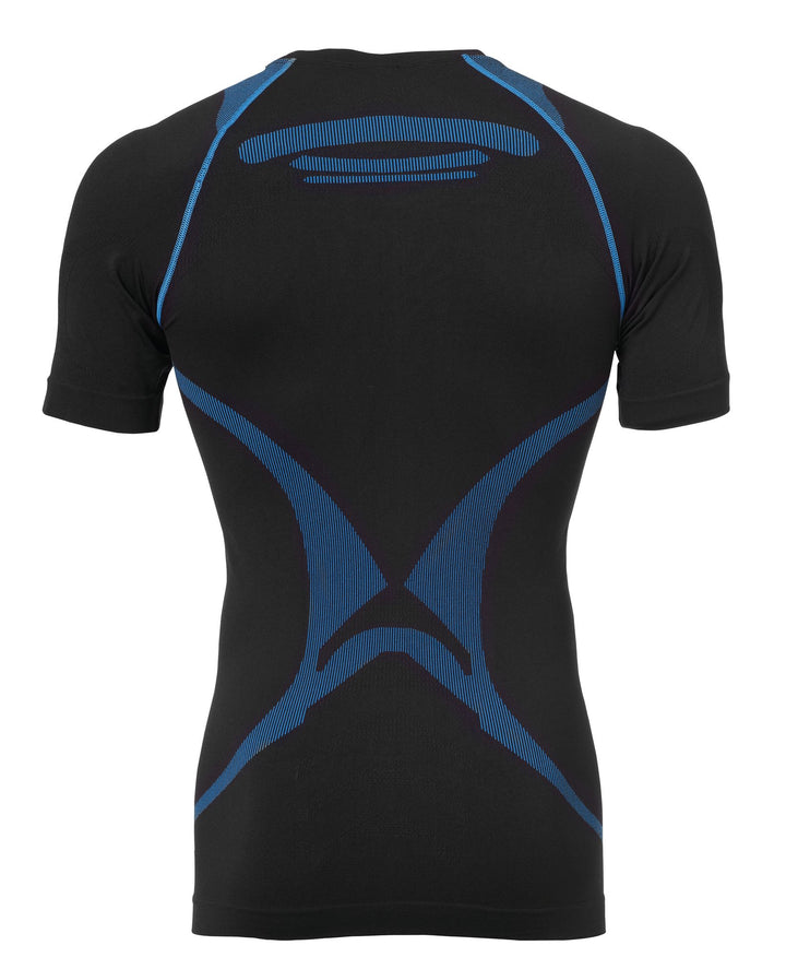 Kempa ATTITUDE PRO SHORTSLEEVE - schwarz/kempablau