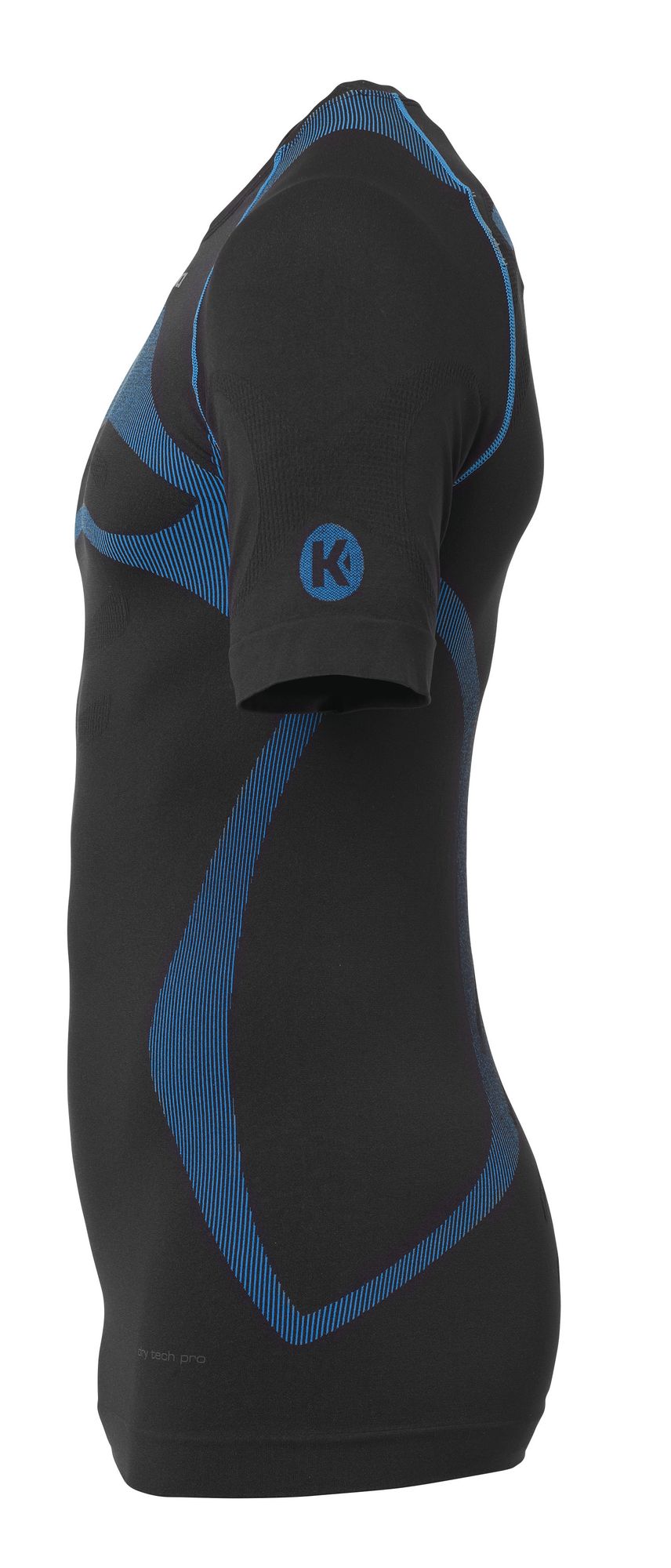 Kempa ATTITUDE PRO SHORTSLEEVE - schwarz/kempablau