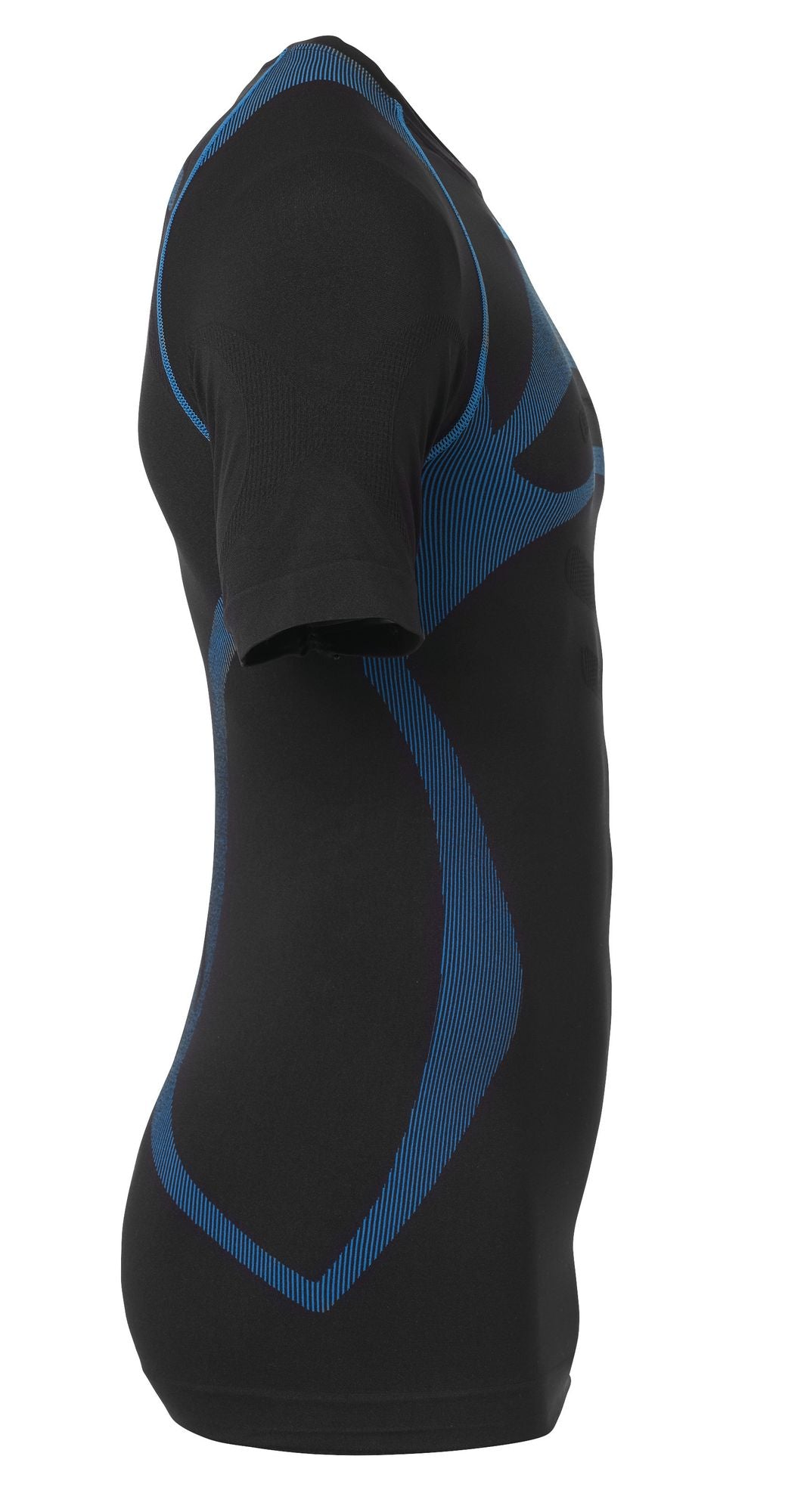 Kempa ATTITUDE PRO SHORTSLEEVE - schwarz/kempablau