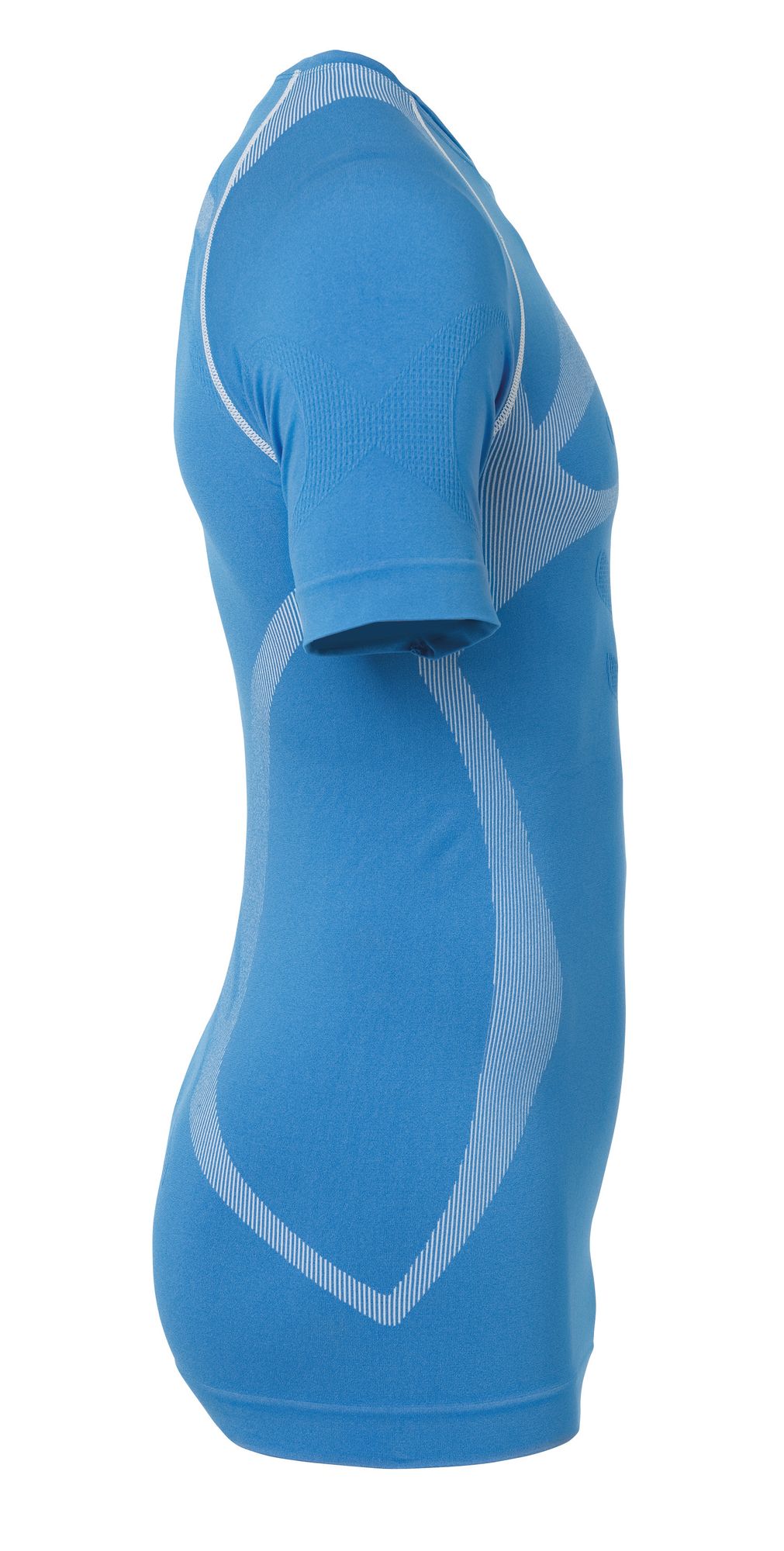 Kempa ATTITUDE PRO SHORTSLEEVE - kempablau/weiß