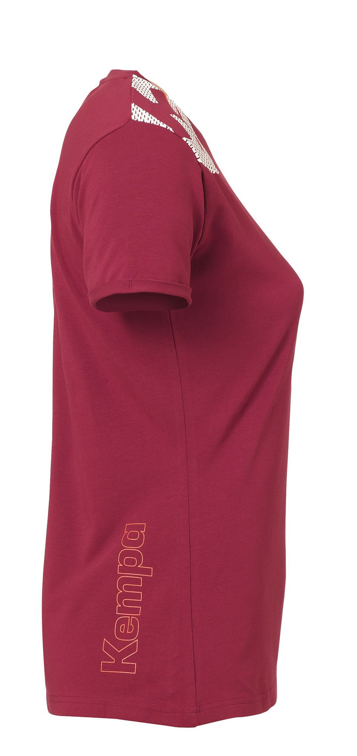Kempa CORE 2.0 T-SHIRT WOMEN - deep rot
