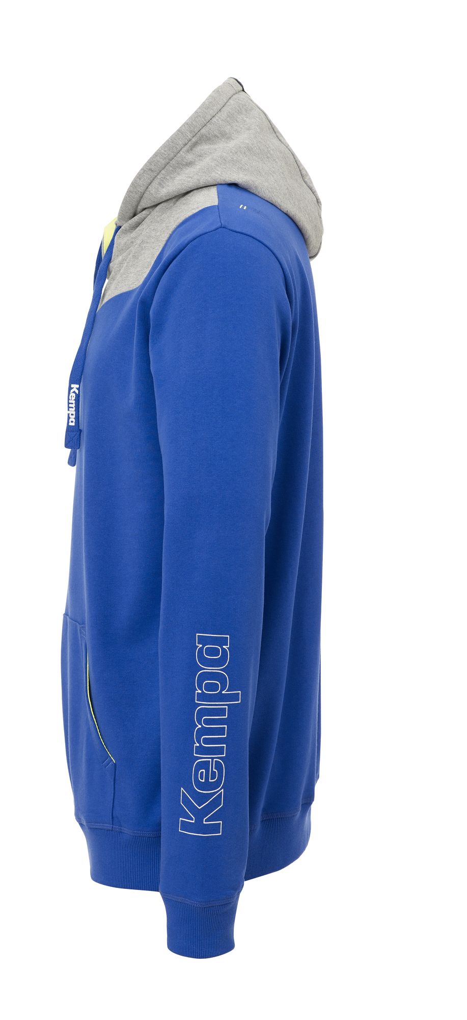 Kempa CORE 2.0 HOODY - royal/dark grau melange