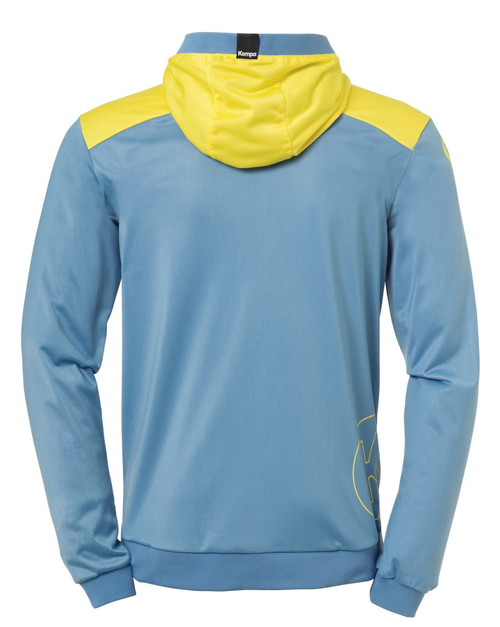Kempa EMOTION 2.0 HOOD JACKET - dove blau/limonengelb