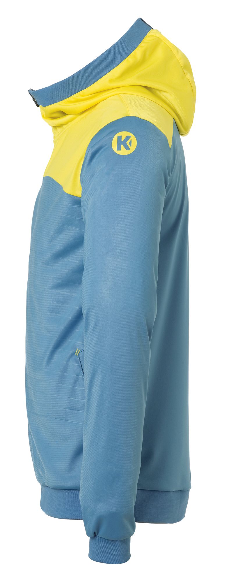 Kempa EMOTION 2.0 HOOD JACKET - dove blau/limonengelb
