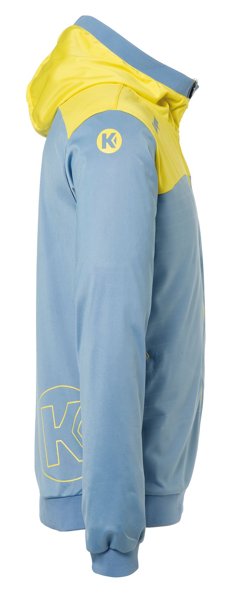 Kempa EMOTION 2.0 HOOD JACKET - dove blau/limonengelb