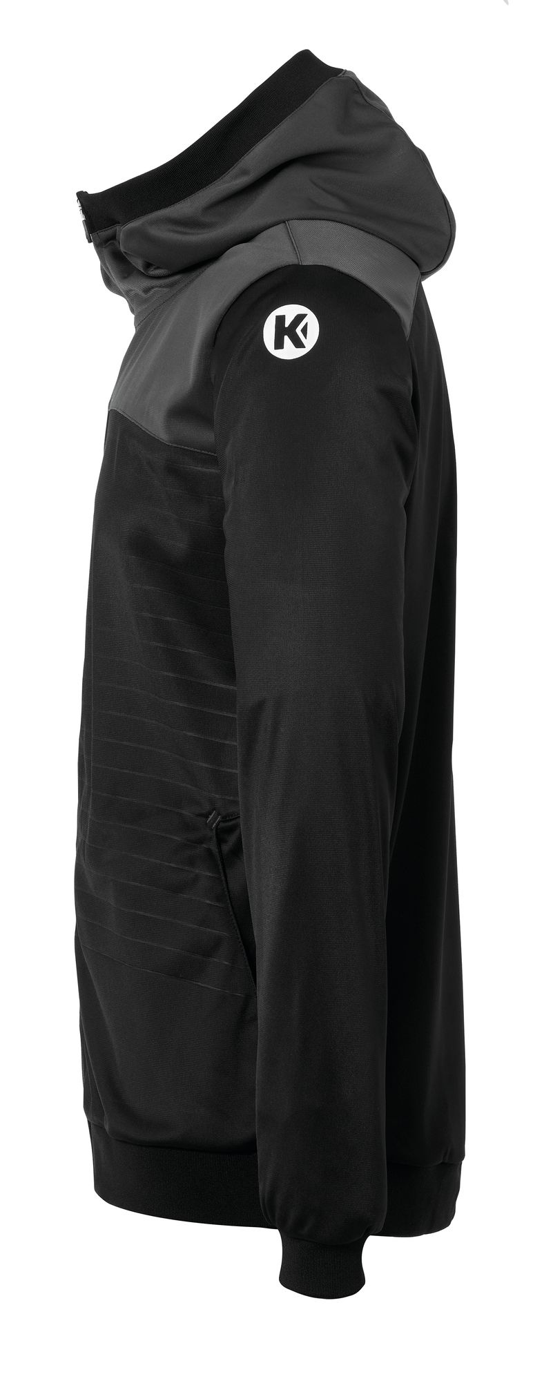 Kempa EMOTION 2.0 HOOD JACKET - schwarz/anthra