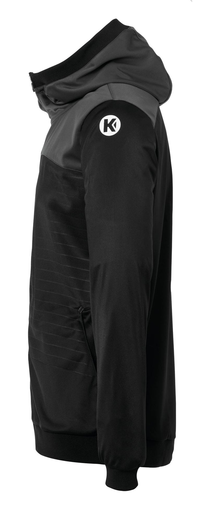 Kempa EMOTION 2.0 HOOD JACKET - schwarz/anthra