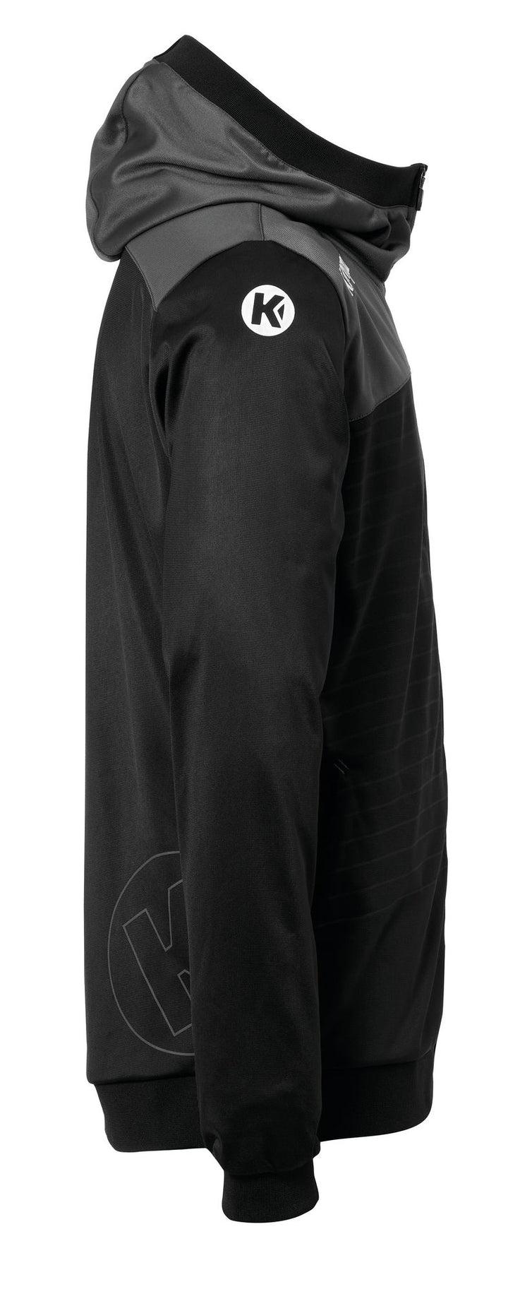 Kempa EMOTION 2.0 HOOD JACKET - schwarz/anthra