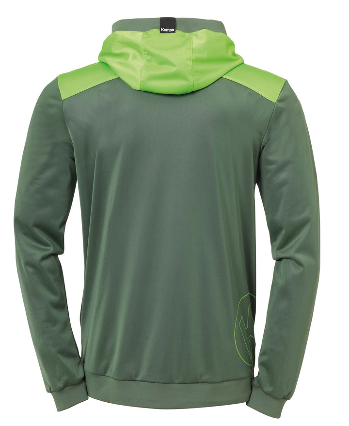 Kempa EMOTION 2.0 HOOD JACKET - dragon grün/hope grün