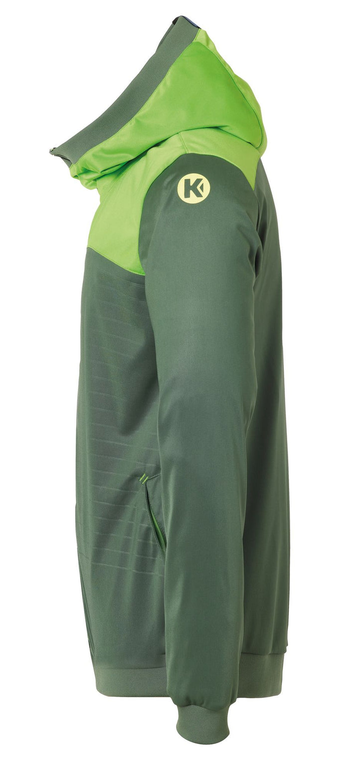 Kempa EMOTION 2.0 HOOD JACKET - dragon grün/hope grün