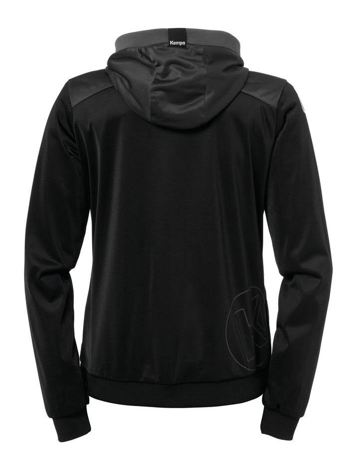 Kempa EMOTION 2.0 HOOD JACKET WOMEN - schwarz/anthra