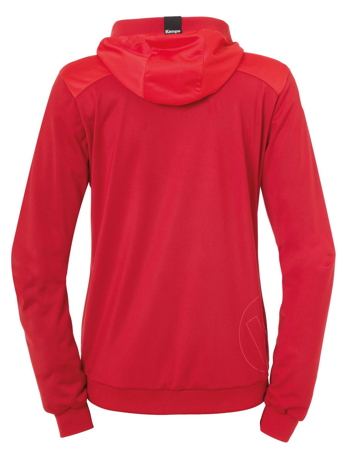 Kempa EMOTION 2.0 HOOD JACKET WOMEN - chilirot/rot