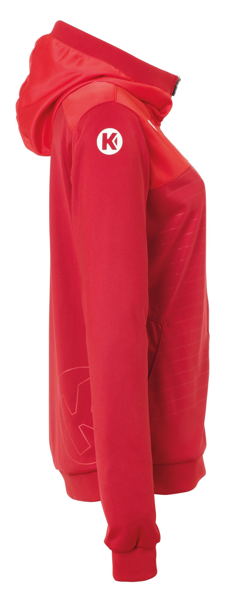 Kempa EMOTION 2.0 HOOD JACKET WOMEN - chilirot/rot