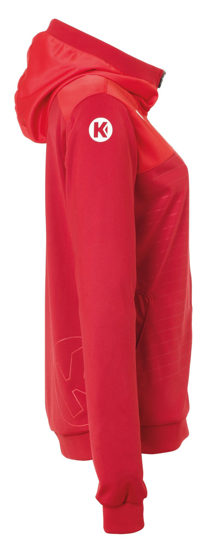 Kempa EMOTION 2.0 HOOD JACKET WOMEN - chilirot/rot
