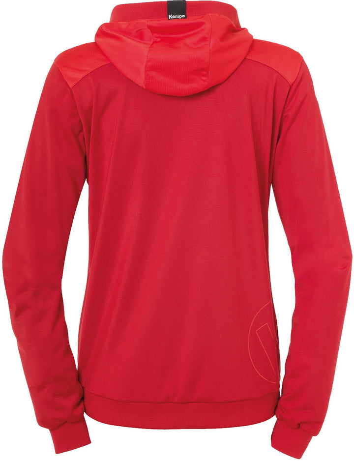 Kempa EMOTION 2.0 HOOD JACKET WOMEN - chilirot/rot