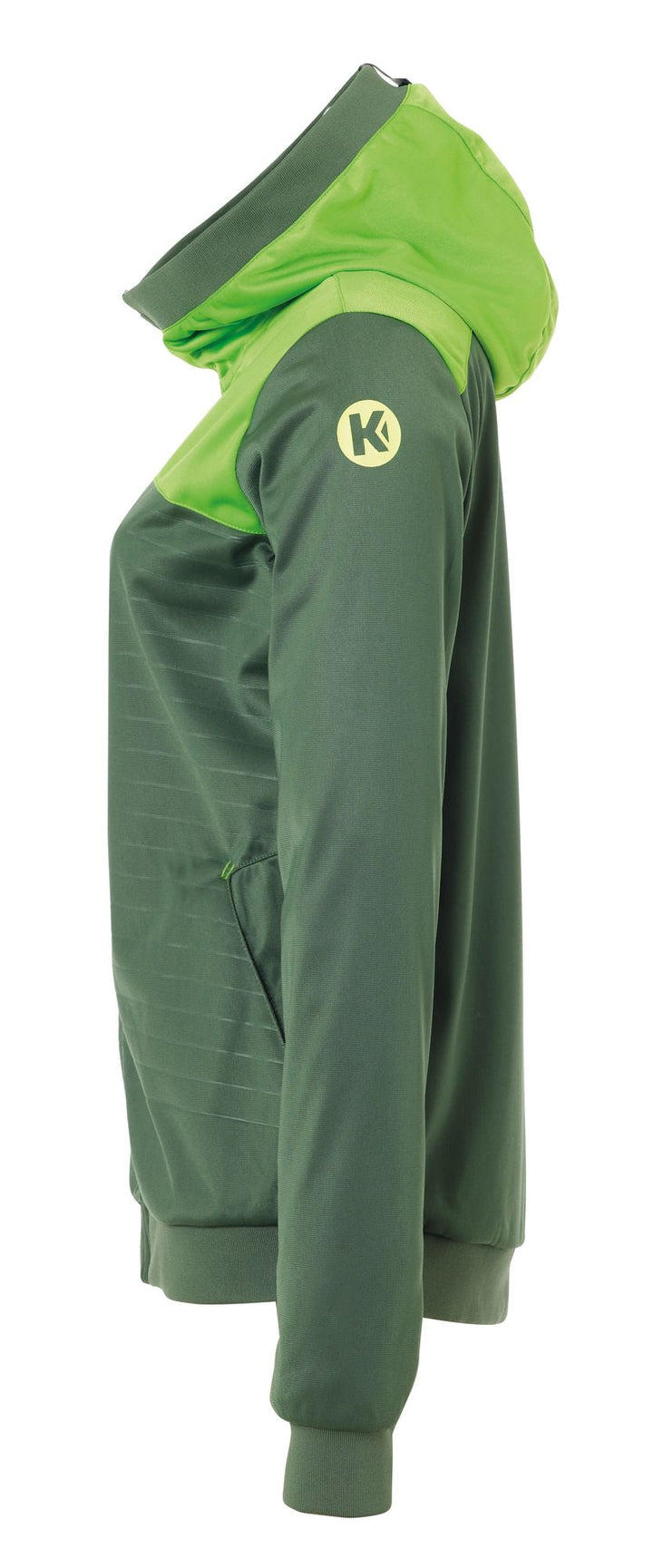 Kempa EMOTION 2.0 HOOD JACKET WOMEN - dragon grün/hope grün