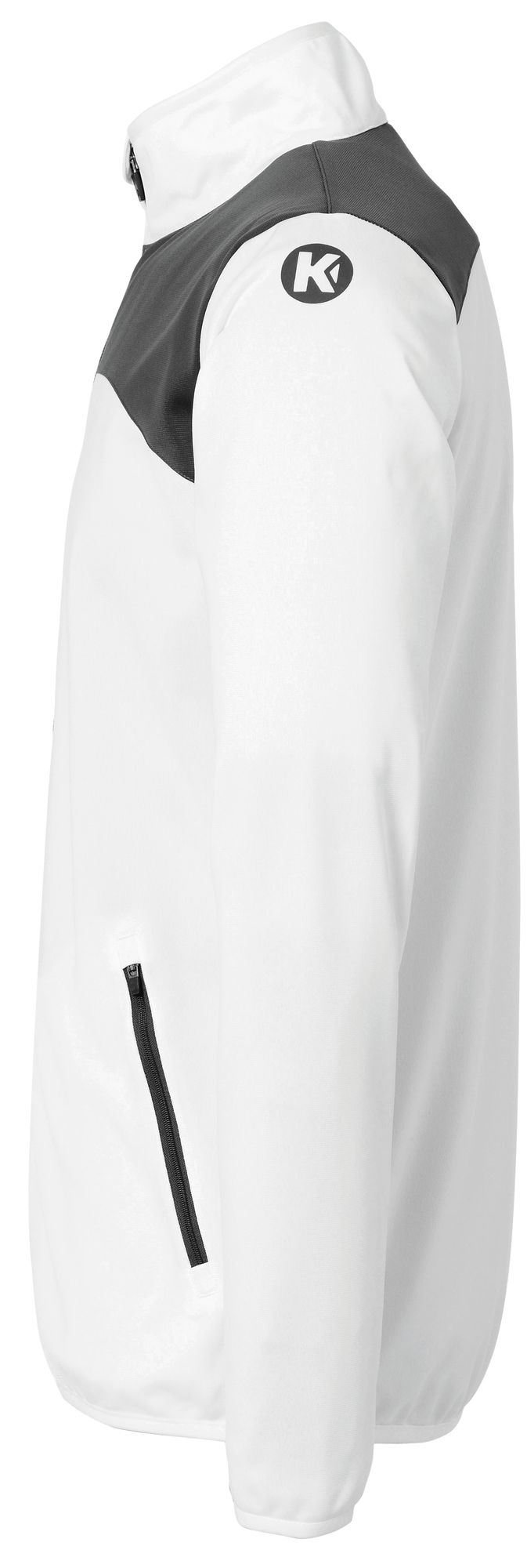 Kempa EMOTION 2.0 POLY JACKET - weiß/anthra
