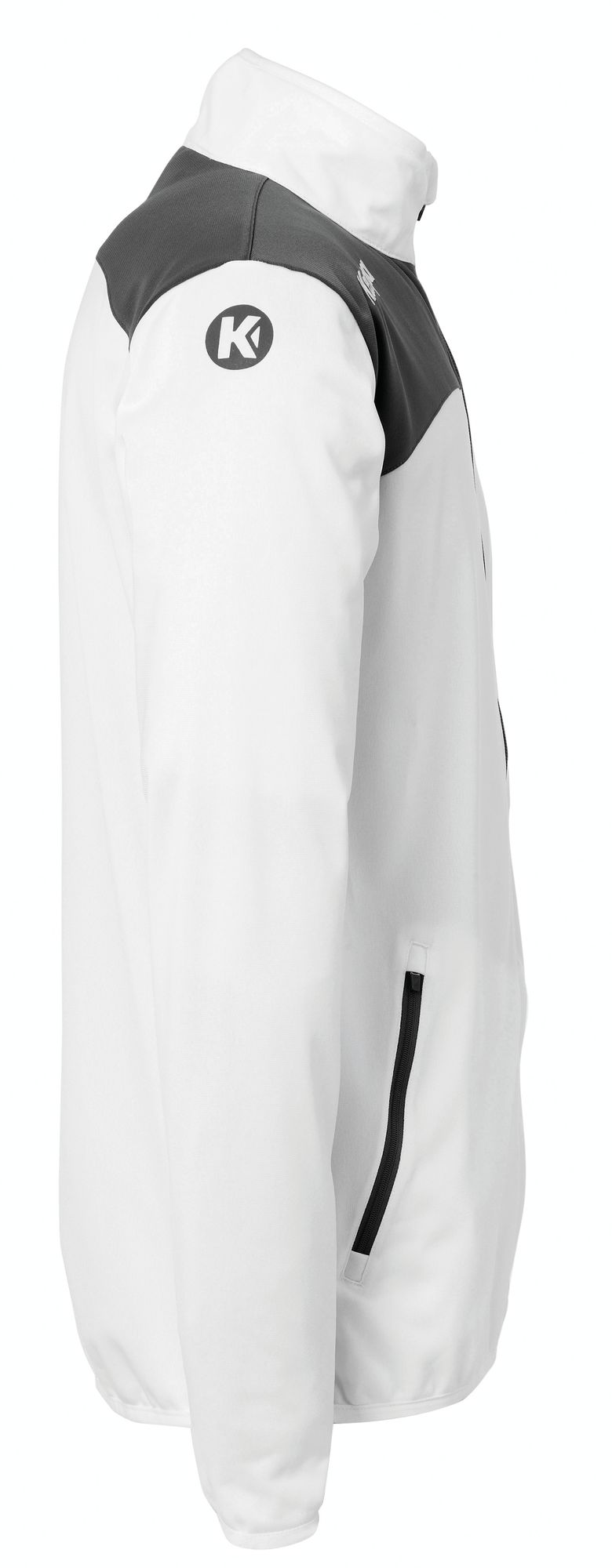 Kempa EMOTION 2.0 POLY JACKET - weiß/anthra