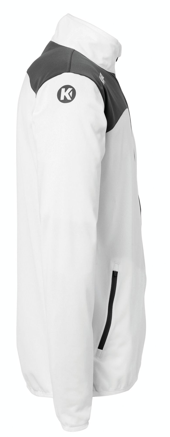 Kempa EMOTION 2.0 POLY JACKET - weiß/anthra