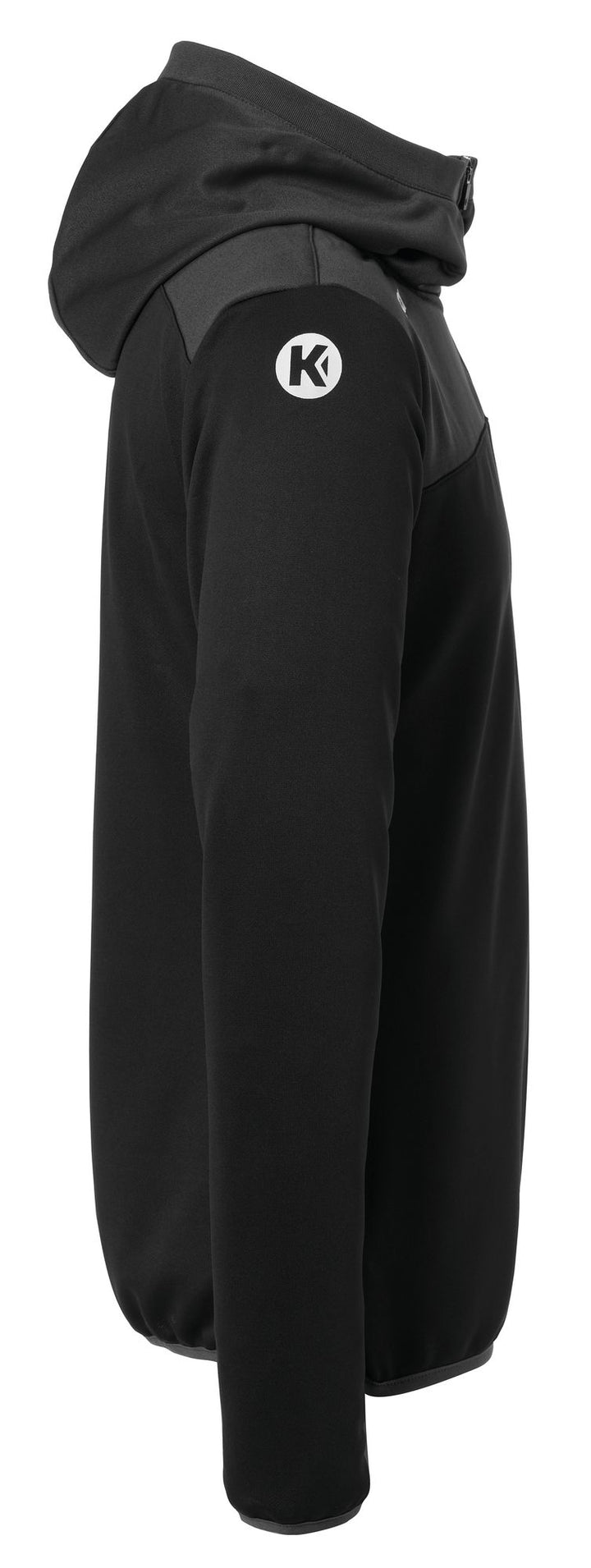 Kempa EMOTION 2.0 QUARTER ZIP HOODY - schwarz/anthra