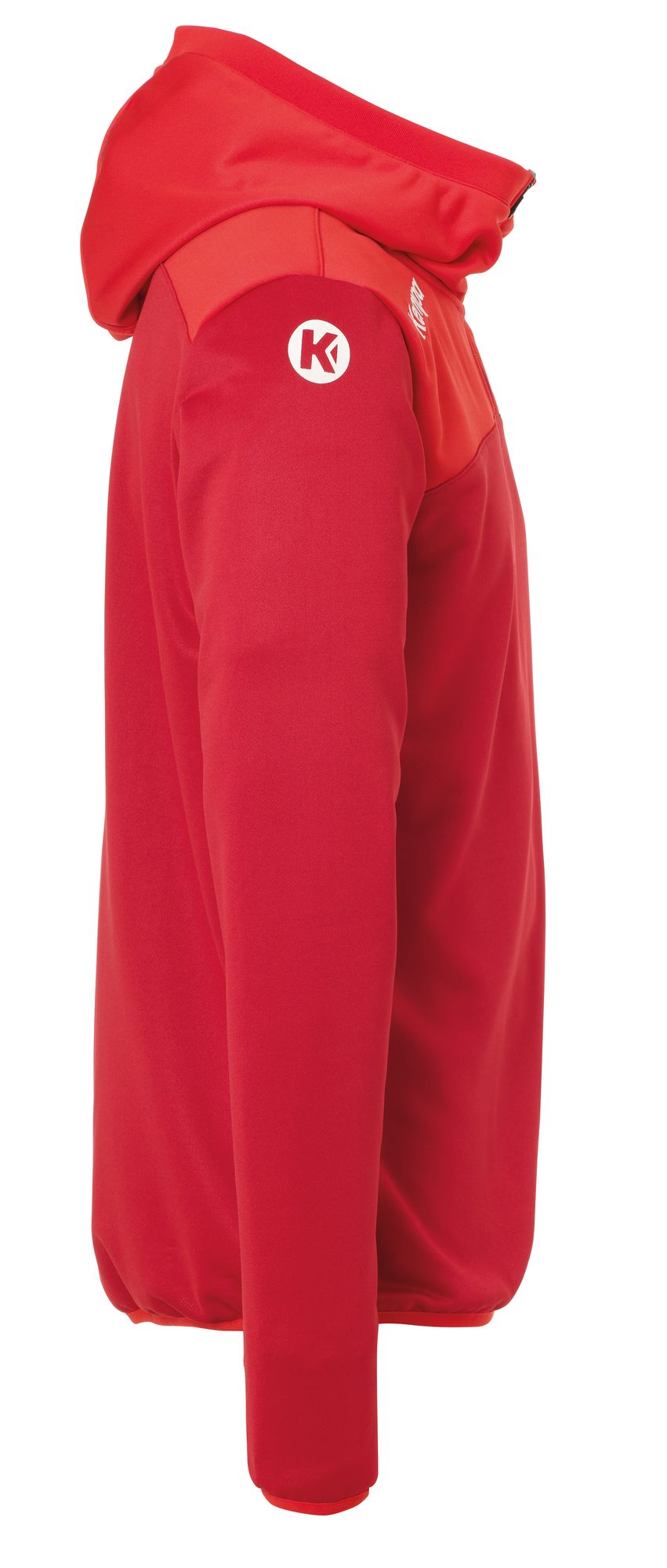 Kempa EMOTION 2.0 QUARTER ZIP HOODY - chilirot/rot