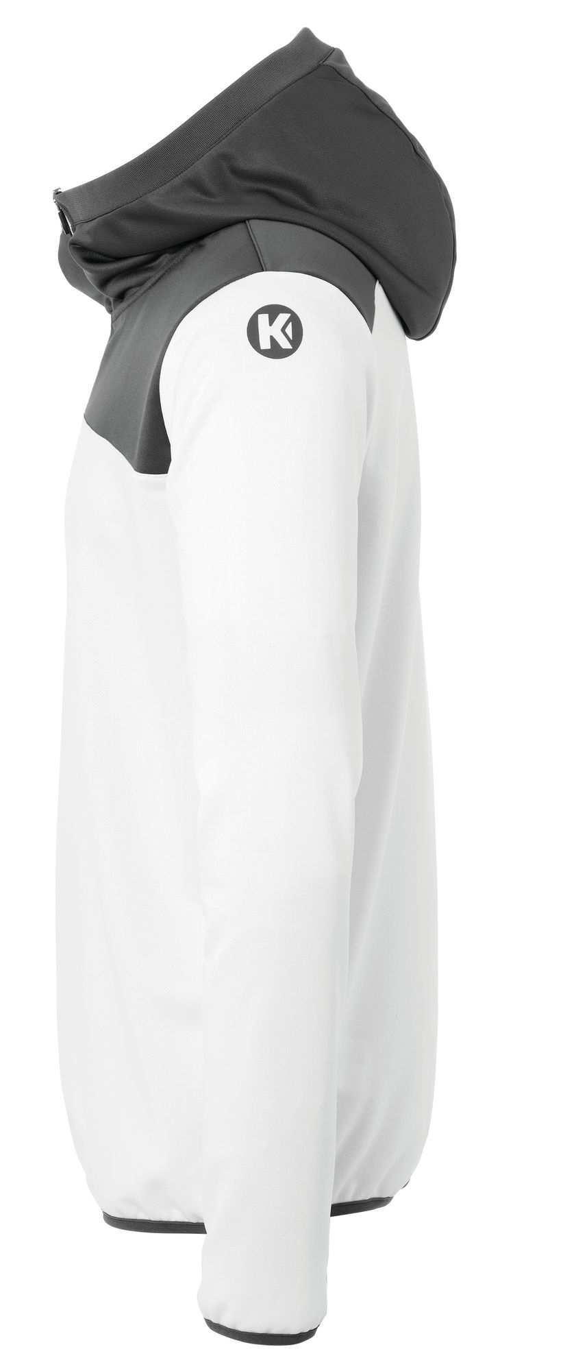 Kempa EMOTION 2.0 QUARTER ZIP HOODY - weiß/anthra