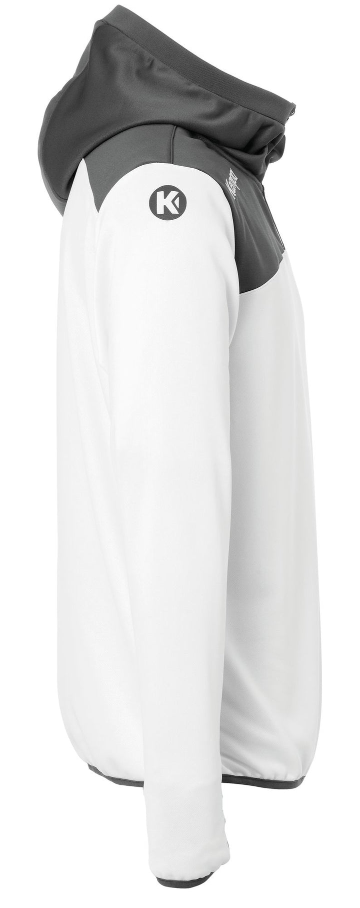 Kempa EMOTION 2.0 QUARTER ZIP HOODY - weiß/anthra