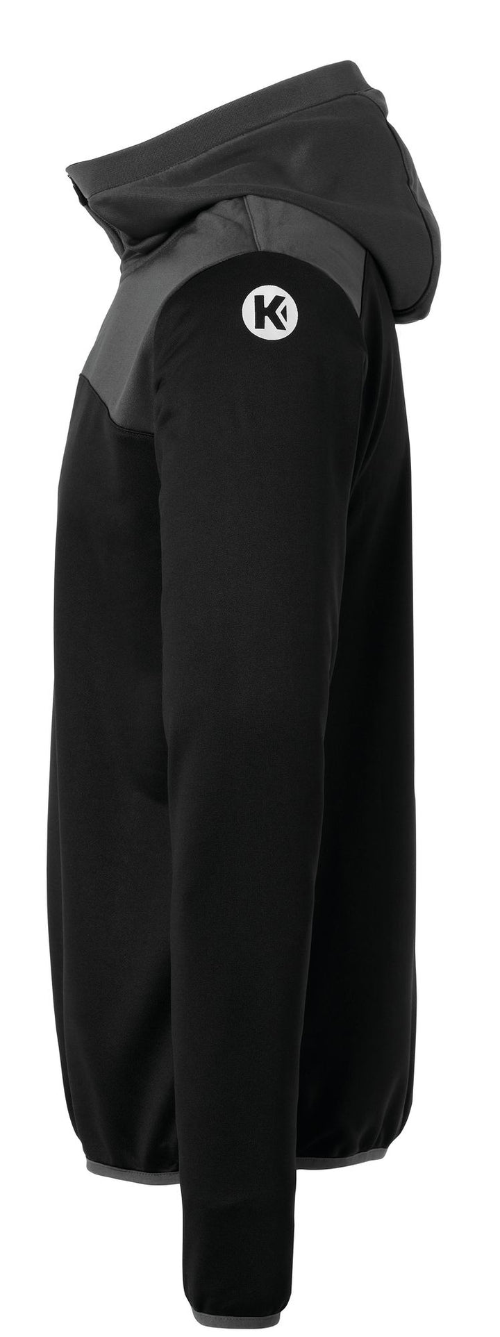 Kempa EMOTION 2.0 QUARTER ZIP HOODY - schwarz/anthra