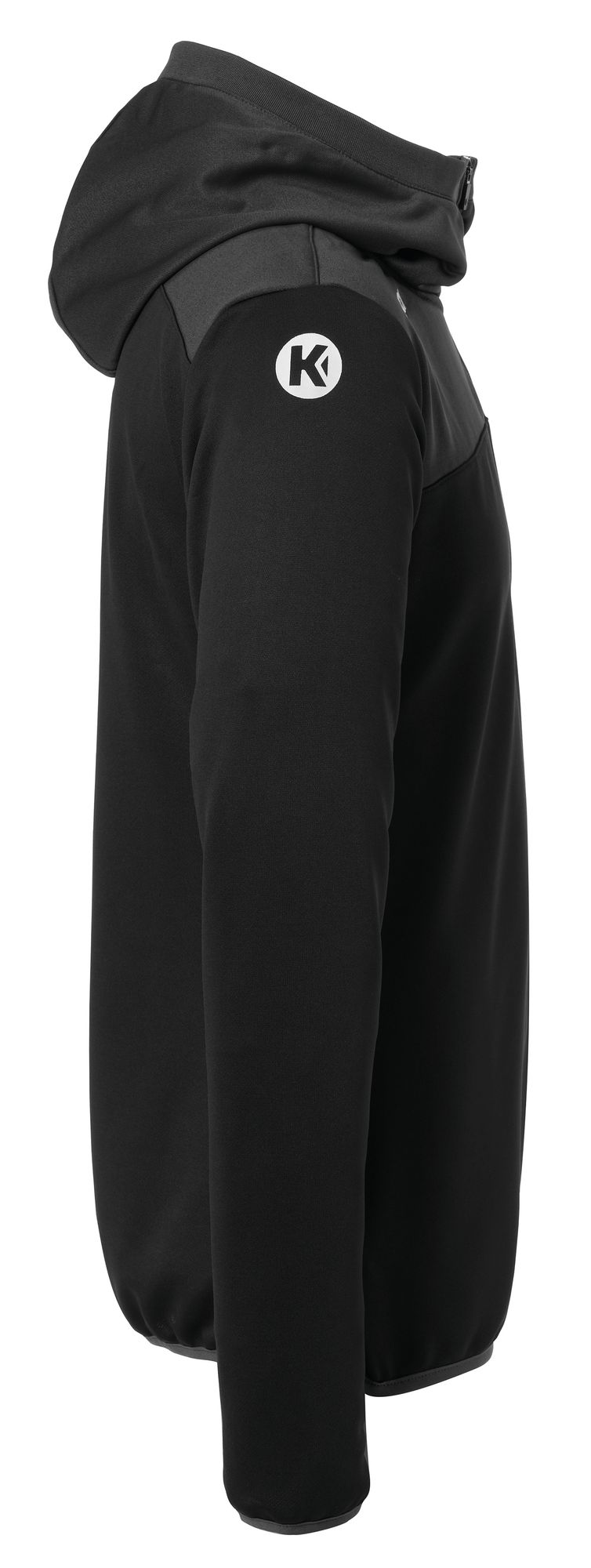 Kempa EMOTION 2.0 QUARTER ZIP HOODY - schwarz/anthra