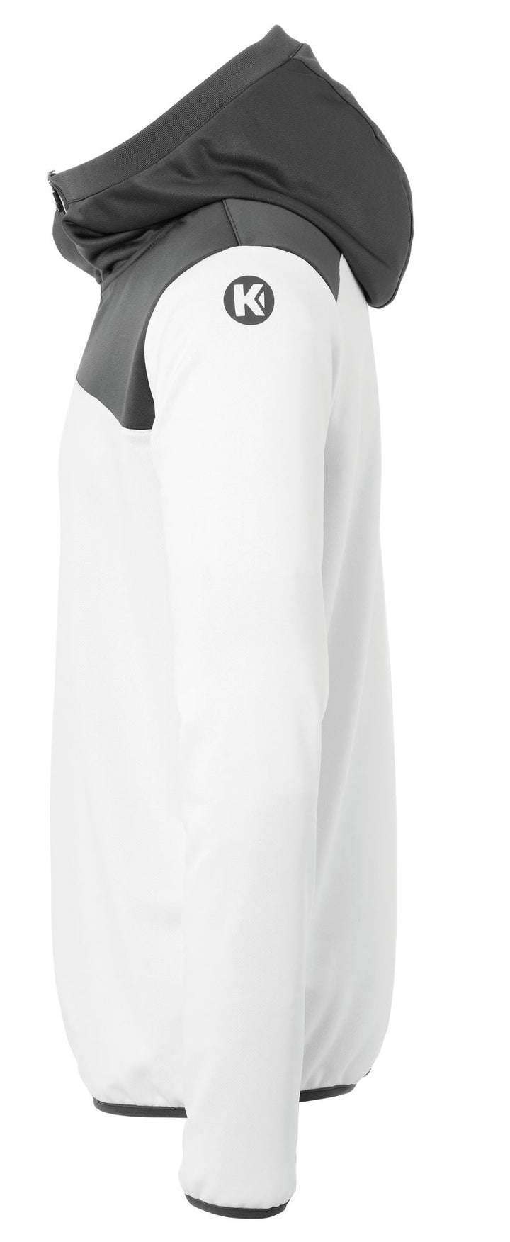Kempa EMOTION 2.0 QUARTER ZIP HOODY - weiß/anthra