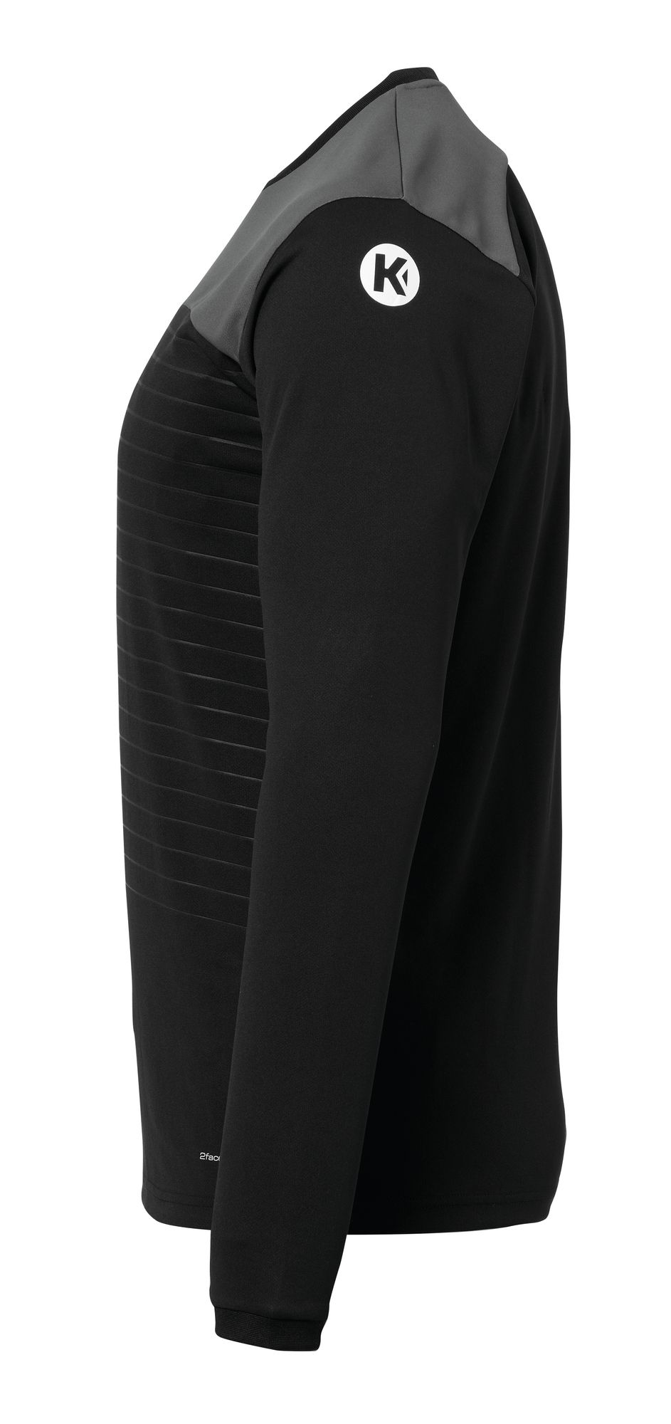 Kempa EMOTION 2.0 LANGARMSHIRT - schwarz/anthra