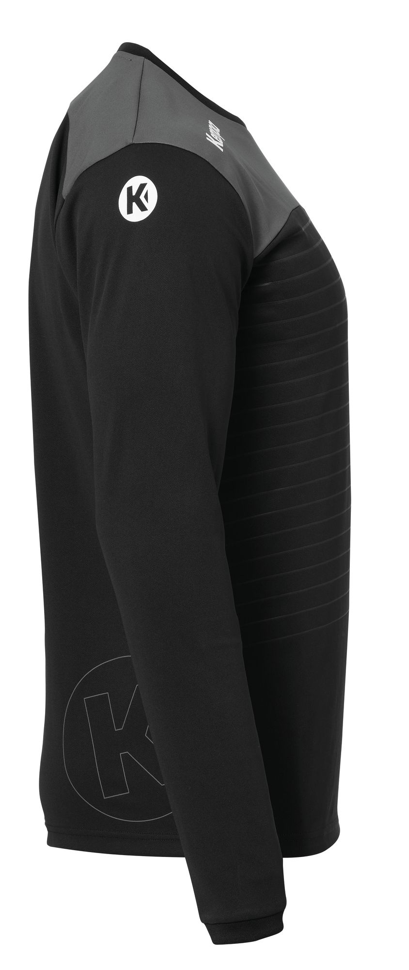 Kempa EMOTION 2.0 LANGARMSHIRT - schwarz/anthra