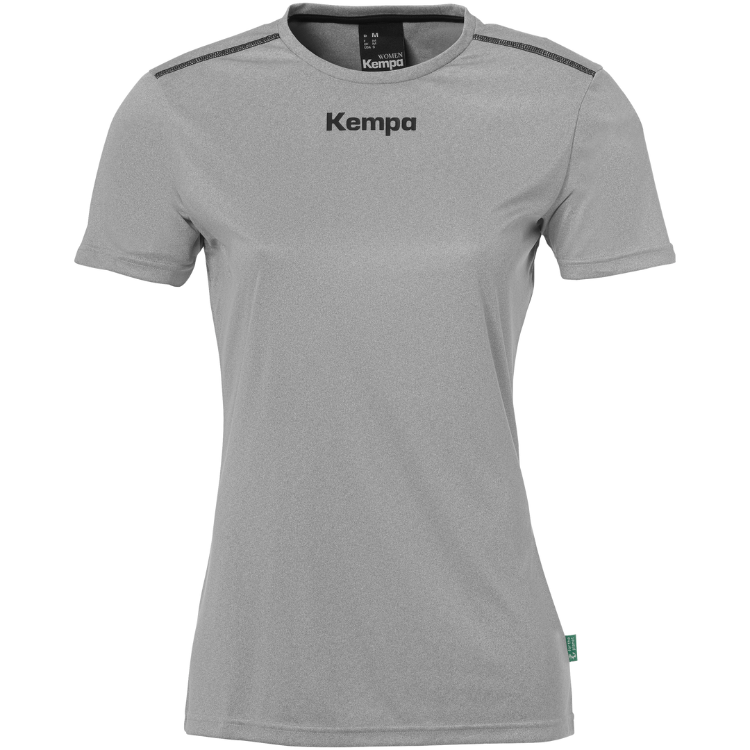 Kempa Poly Shirt Women - dark grau melange