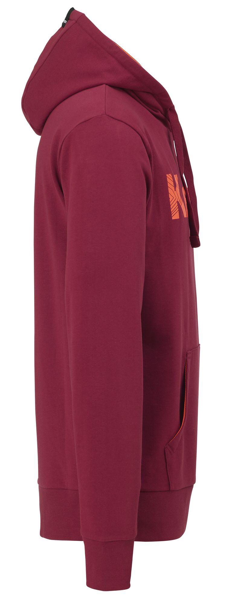 Kempa Graphic Hoody - deep rot