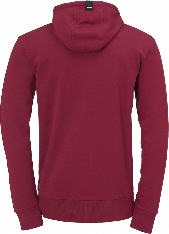 Kempa Graphic Hoody - deep rot