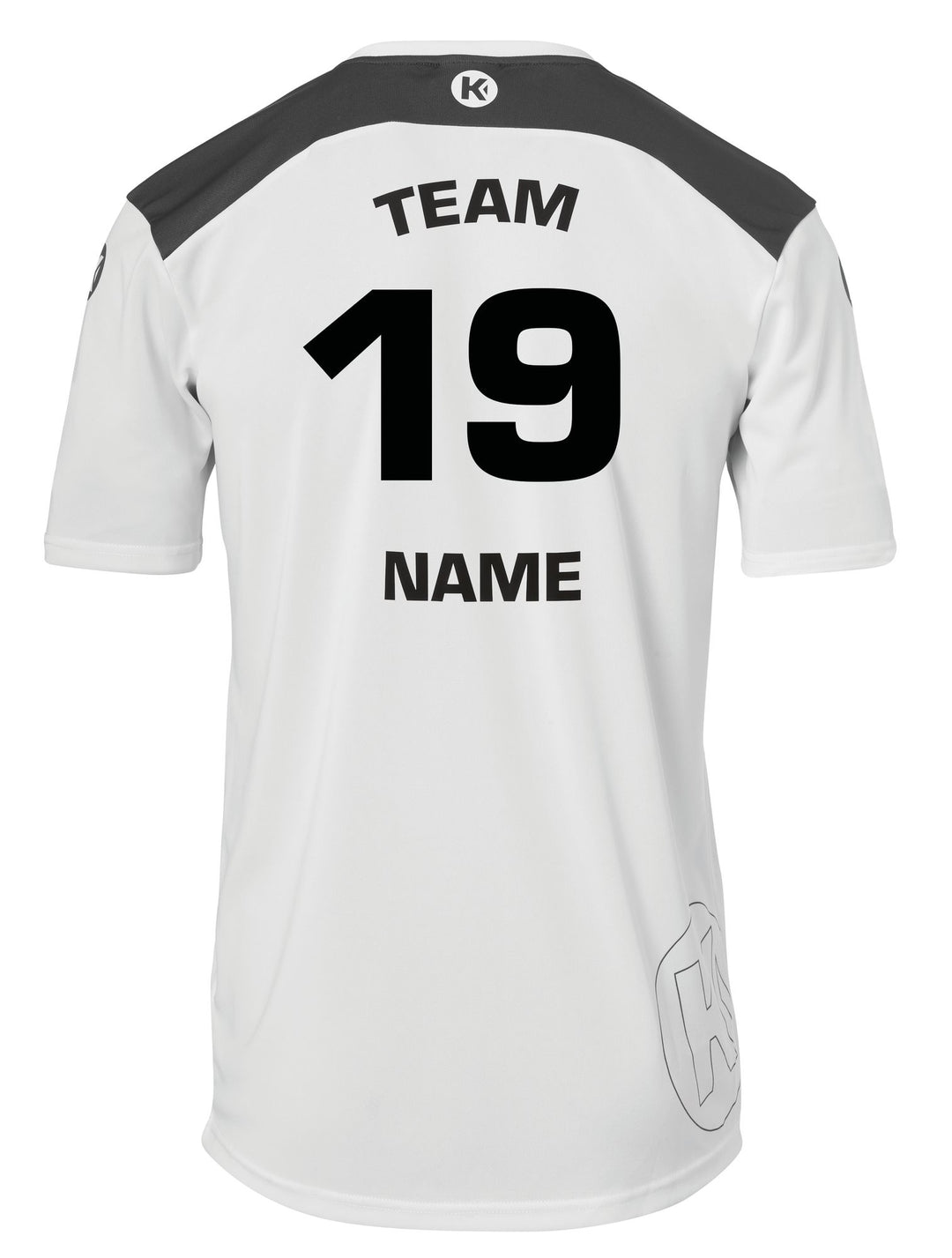 Kempa EMOTION 2.0 SHIRT - weiß/anthra