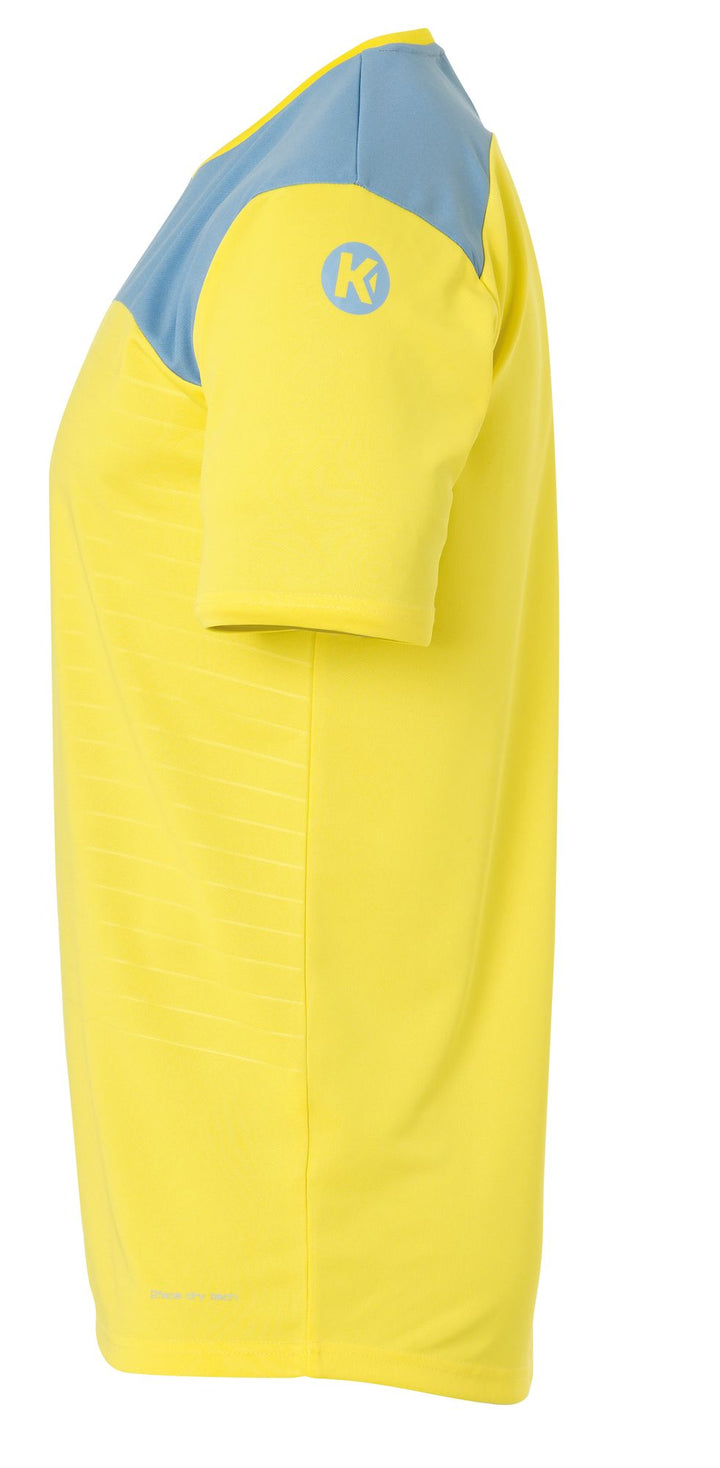 Kempa EMOTION 2.0 SHIRT - limonengelb/dove blau