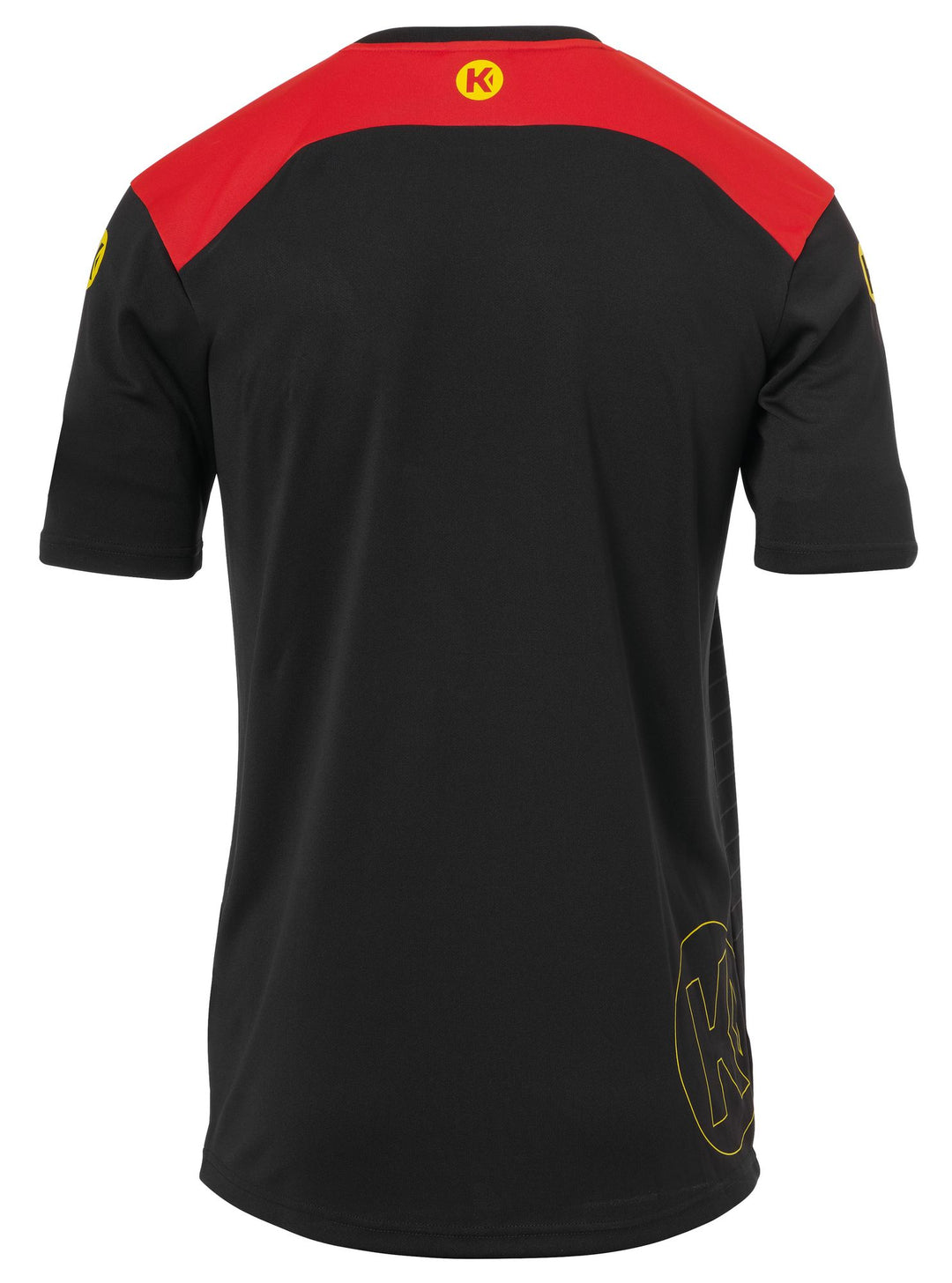 Kempa EMOTION 2.0 SHIRT - schwarz/rot/gelb