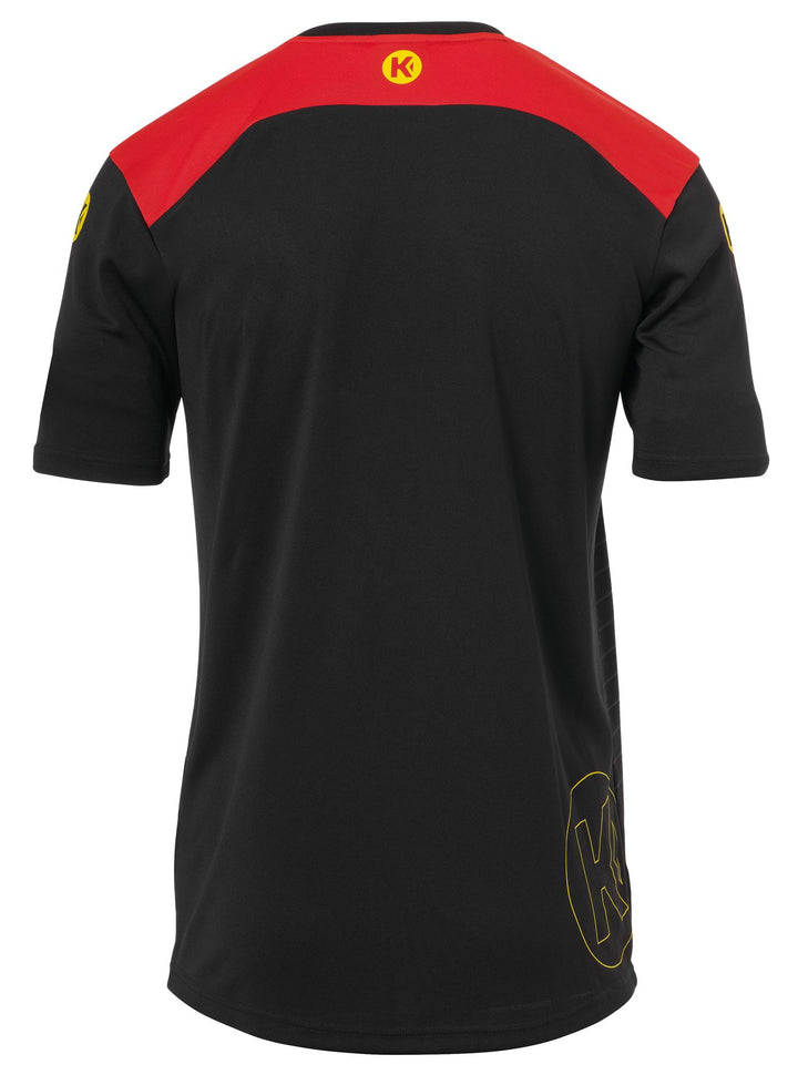 Kempa EMOTION 2.0 SHIRT - schwarz/rot/gelb